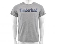 Timberland - Seasonal Linear Logo tee Slim fit  - Grey T-shirt