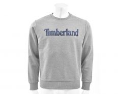 Timberland - Seasonal Linear Logo Crew - Grey mens sweater
