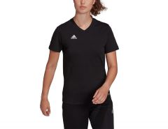 adidas - Entrada 22 Tee Women - Black Sports Shirt