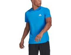 adidas - Designed 4 Movement Tee - Men Blue Sport Shirt