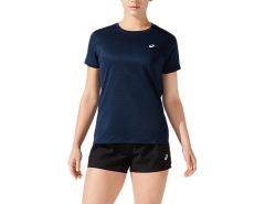 Asics - Core Short Sleeve Top - Blue T-shirt ladies