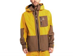 Haglöfs - Lumi Jacket - Yellow ski jacket men