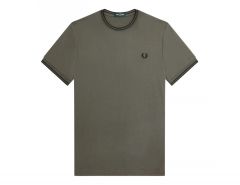 Fred Perry - Twin Tipped T-Shirt - Army Green Tee