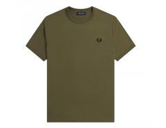 Fred Perry - Ringer T-Shirt - Army Green T-Shirt Men