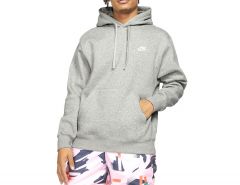 Nike - NSW Club Fleece Hoodie - Grey Hoodie