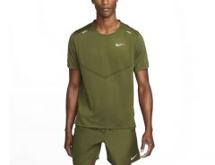 Nike - Dri-FIT Rise 365 SS Running Shirt - Green Sportshirt