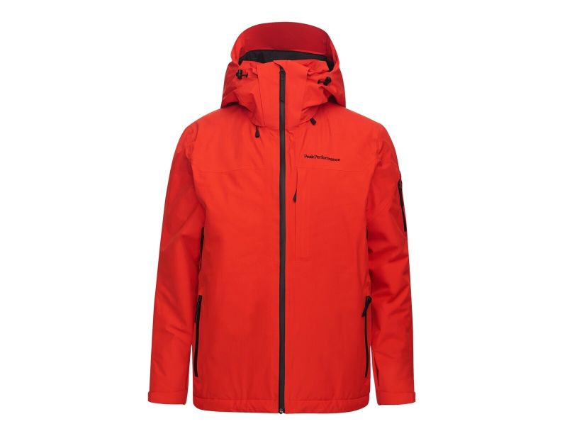 Peak Performance - Maroon Gore-Tex Jacket - Red ski jacket 