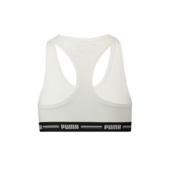 Puma - Iconic Racerback Bra - White Bra | Avantisport.com