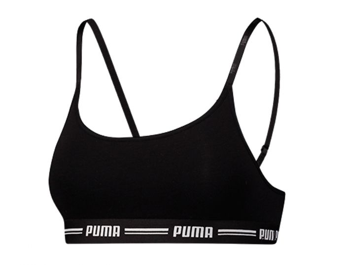 PUMA Bralette Sports Bra in Black