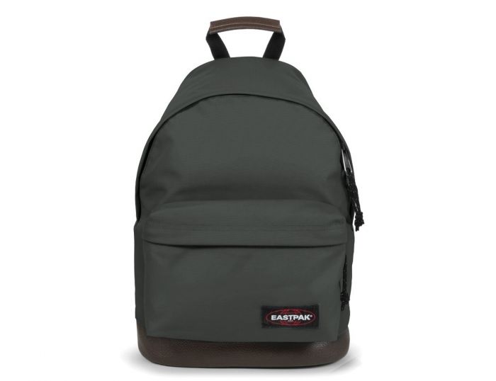 eastpak backpack leather bottom