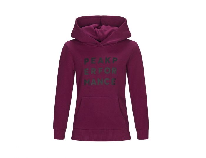 Peak performance on sale logo hoodie dam