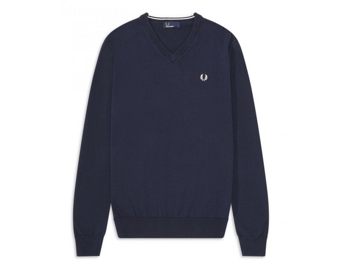 Fred perry hotsell v neck jumper