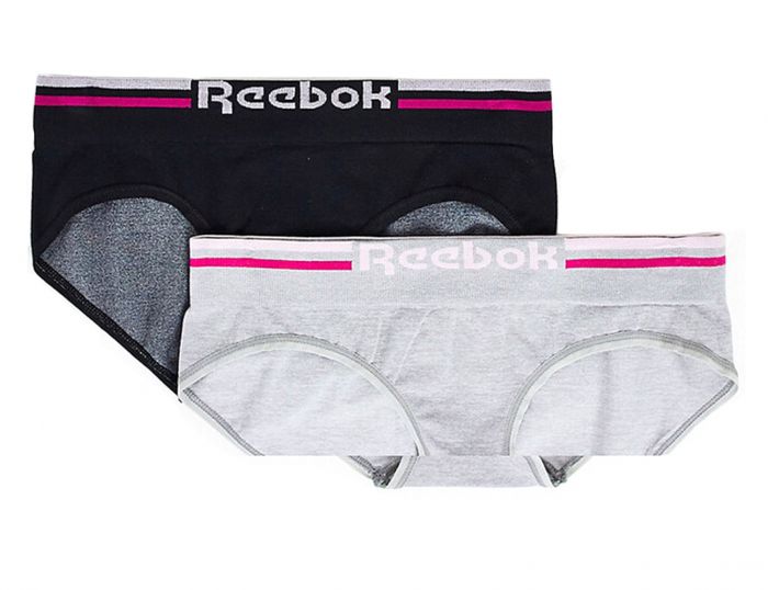 Reebok Girls' Underwear - Seamless Hipster Briefs (5 Pack)